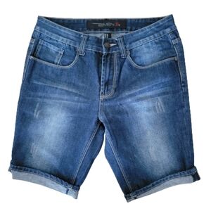 𝅺new 21 men dark wash men Jean short